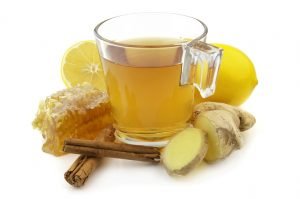 lemon ginger tea cup