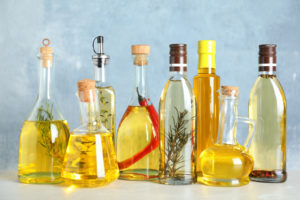 Olive oil tea seed grape seed flax oil