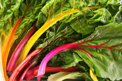 Rainbow chard is a lettuce alternative