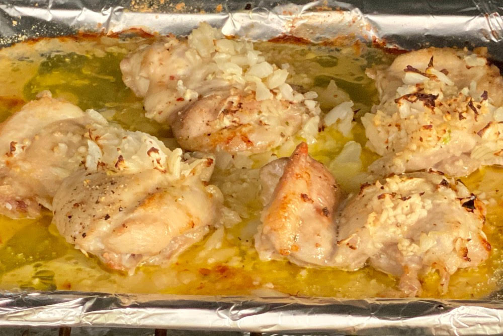 Read more about the article Sam’s Baked Butter Garlic Chicken