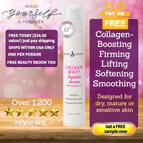 Get a free sample of collagen beauty peptide serum