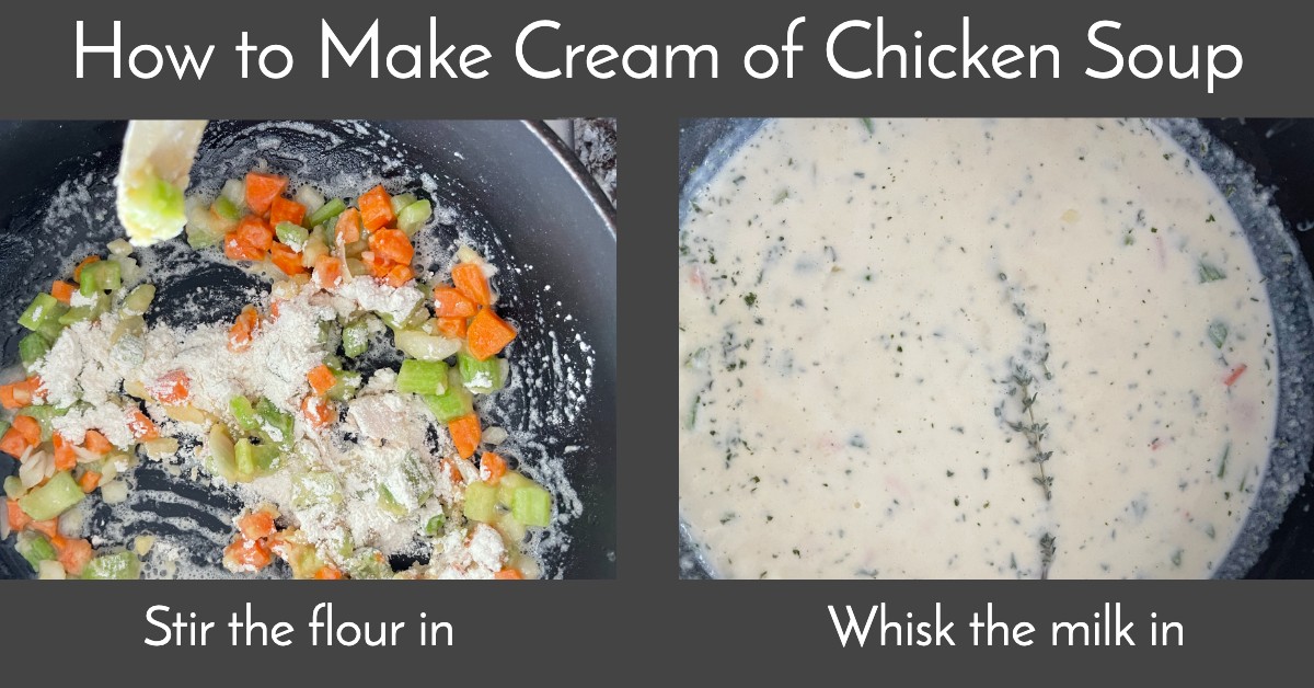 How to make cream of chicken soup