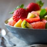 Strawberry Kiwi Fruit Salad with Mint
