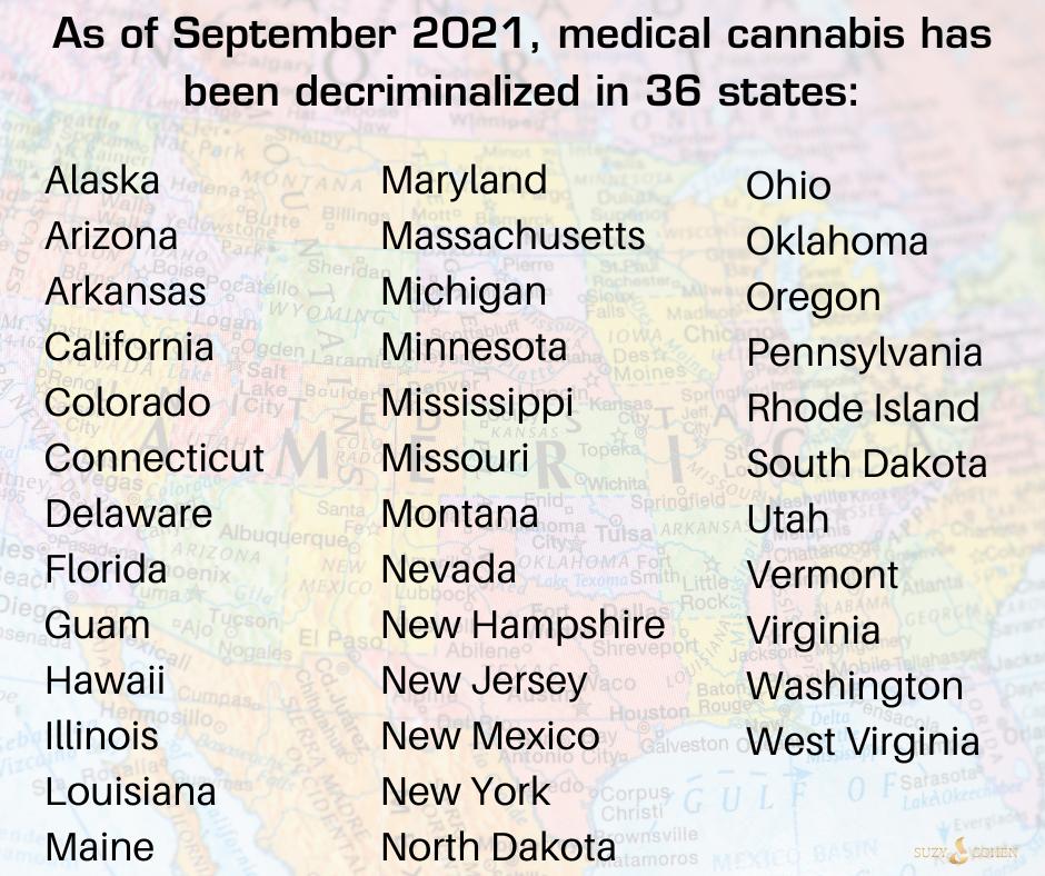 States with decrminalized cannabis