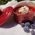 Air Fryer Blueberry Crumble