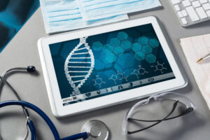 DNA test on iPad