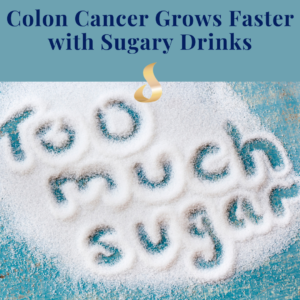 Image of sugar with link to a colon cancer article