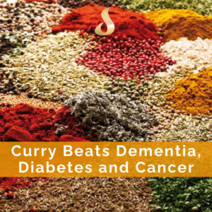 7 Things to Know About Anticholinergic Drugs and Brain Fog 3 Spices layed out on the table with a link to an article on dementia