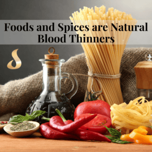 foods and spices natural blood thinners