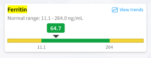 Ferritin test