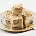 Lightly Sweet Tahini Halva with Dark Chocolate Swirl